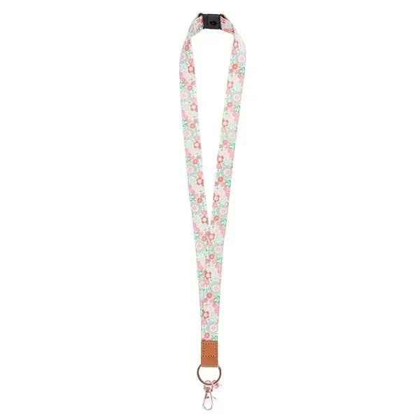 3/4" Polyester Breakaway Lanyard ID Badge Holder W/ Hook