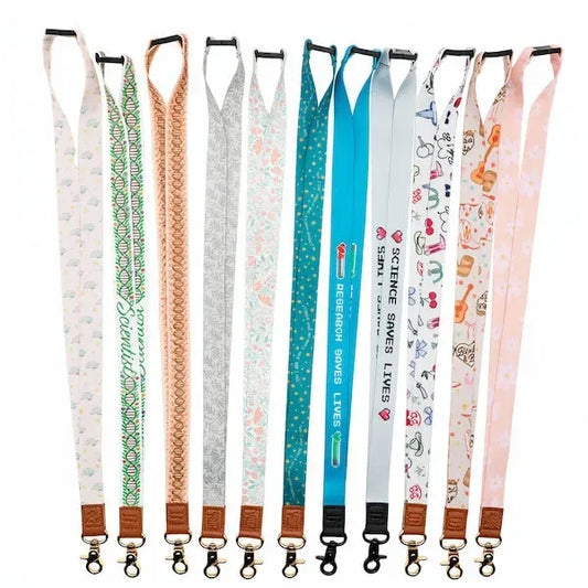 3/4" Polyester Breakaway Lanyard ID Badge Holder W/ Hook