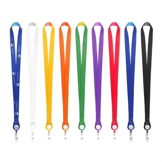 Custom Polyester Lanyard Combo with Retractable Badge Reel