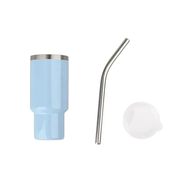 2oz Tumbler Shot Glass With Straw and Lid