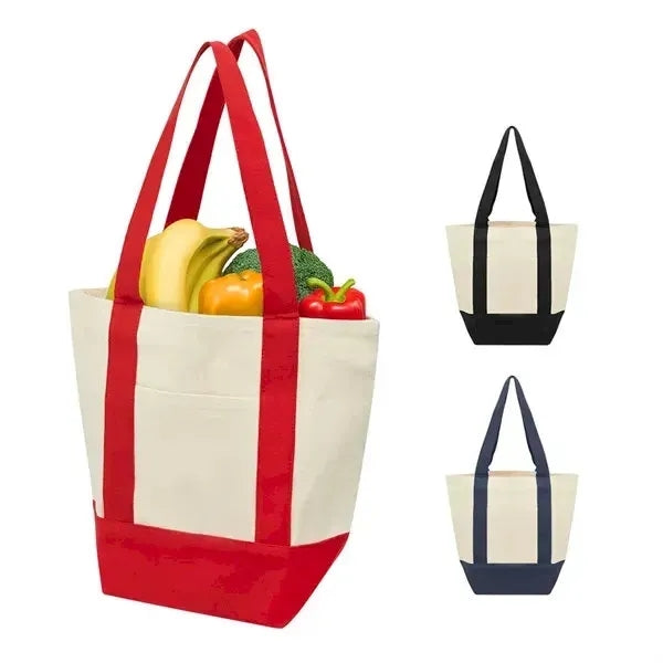 12oz Small Recycled Cotton Canvas Tote