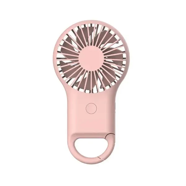 Rechargeable Handheld Fan with Carabiner