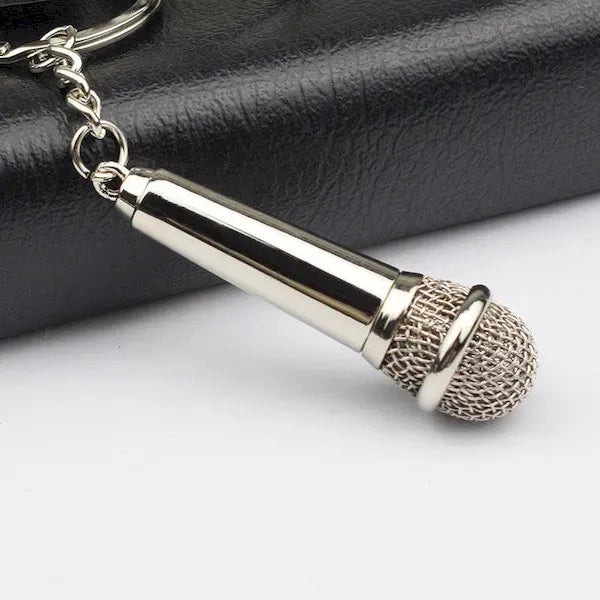 Microphone Keychain