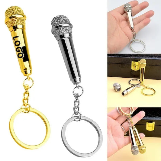 Microphone Keychain