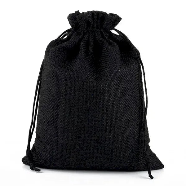 Custom Burlap Drawstring Pocket