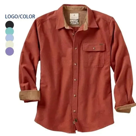 Men's All Cotton Flannel Shirt