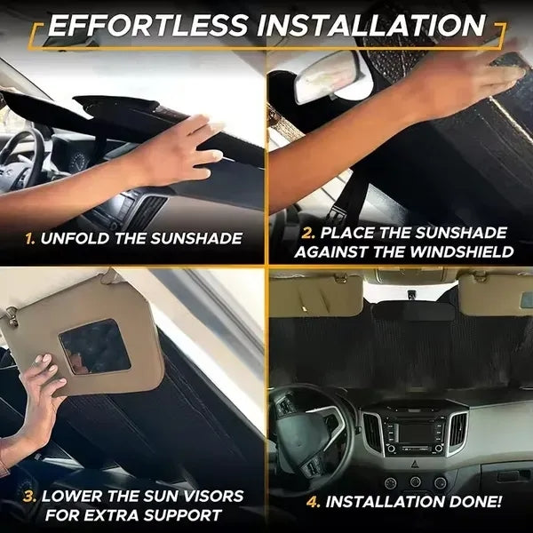 Foldable Automotive Car Sunshade