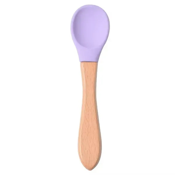 Baby Feeding Spoons with Soft Silicone Tips