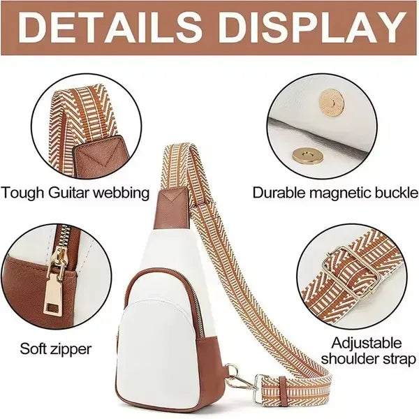 Leather Crossbody Sling Bag
