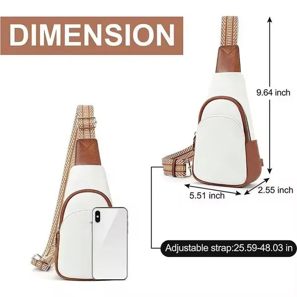 Leather Crossbody Sling Bag