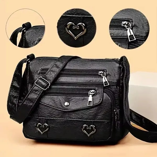 PU Leather Crossbody Bag