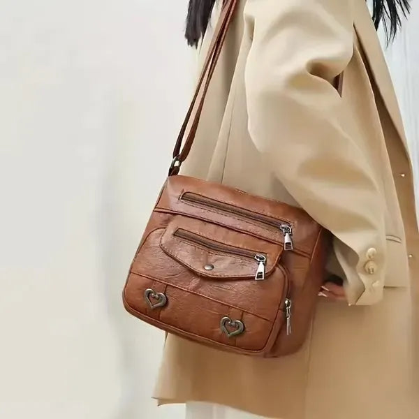 PU Leather Crossbody Bag