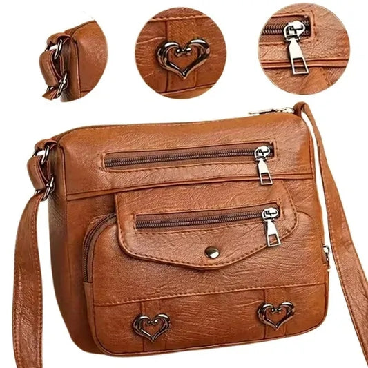 PU Leather Crossbody Bag