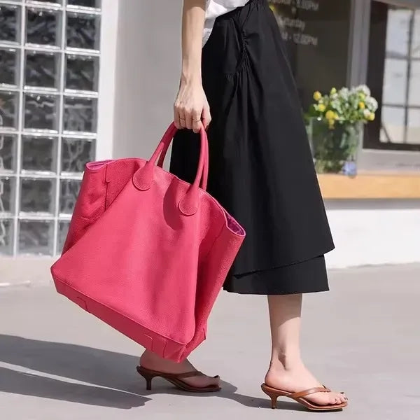 Large Tote Leather Bag
