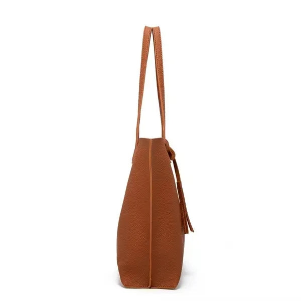 Faux Leather Tote Bags