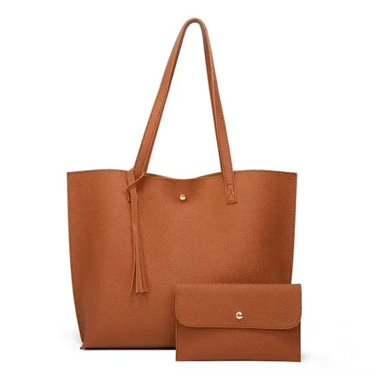 Faux Leather Tote Bags