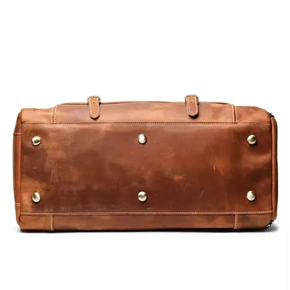 Large Leather Duffle Bag