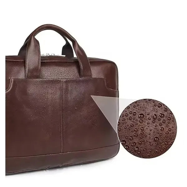 Genuine Leather Laptop Briefcase Bag