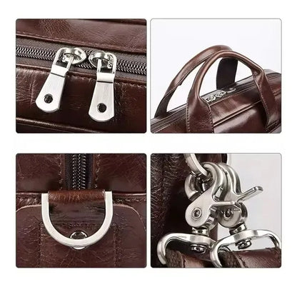 Genuine Leather Laptop Briefcase Bag