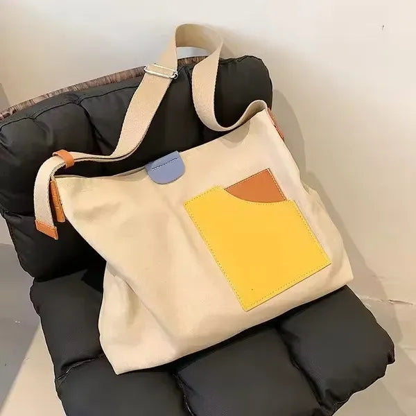Canvas Shoulder Tote Bag