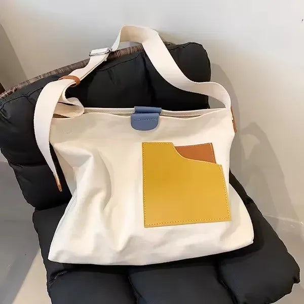Canvas Shoulder Tote Bag