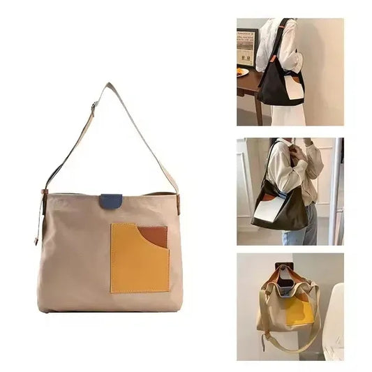 Canvas Shoulder Tote Bag