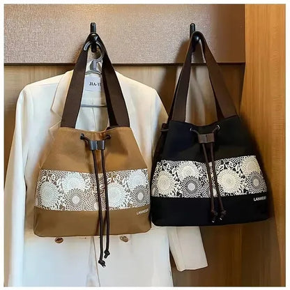 Drawstring Canvas Tote Bags