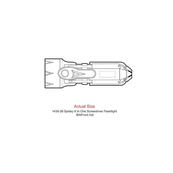 Spidey 8-In-1 Screwdriver Flashlight