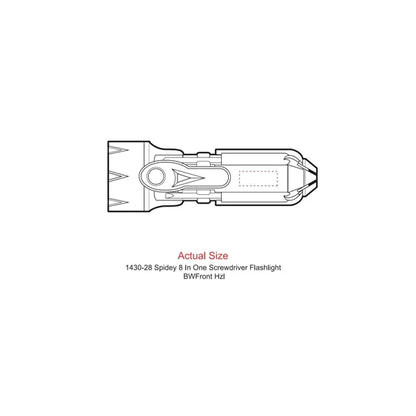 Spidey 8-In-1 Screwdriver Flashlight