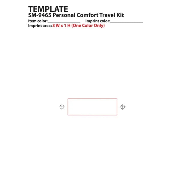 RPET Personal Comfort Travel Kit