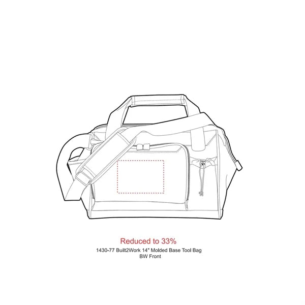 Built2Work 14" Molded Base Tool Bag
