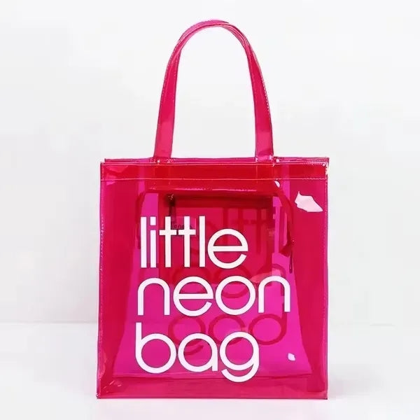 Clear Pvc Jelly Tote Bag