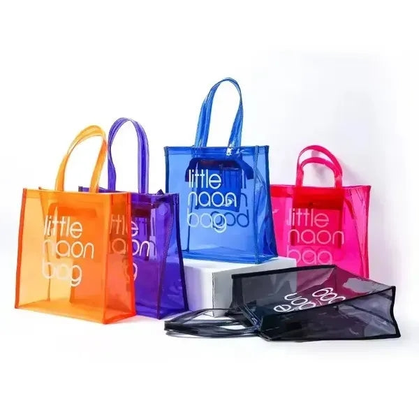 Clear Pvc Jelly Tote Bag