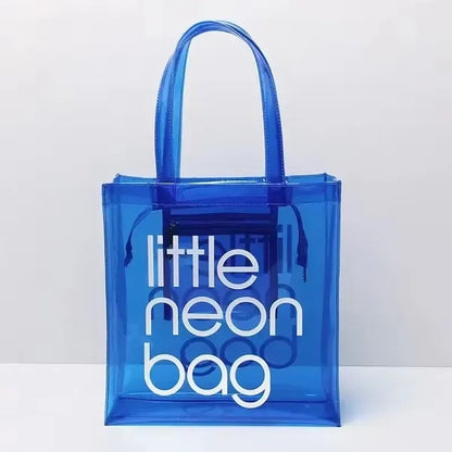 Clear Pvc Jelly Tote Bag