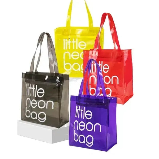 Clear Pvc Jelly Tote Bag