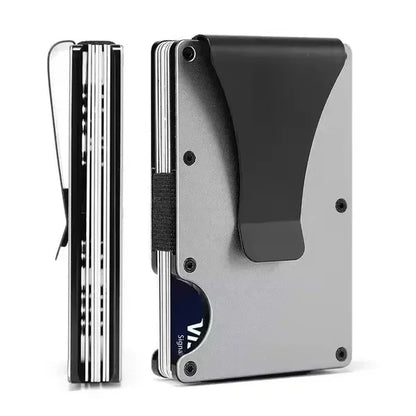 Minimalist Aluminum Metal Wallet