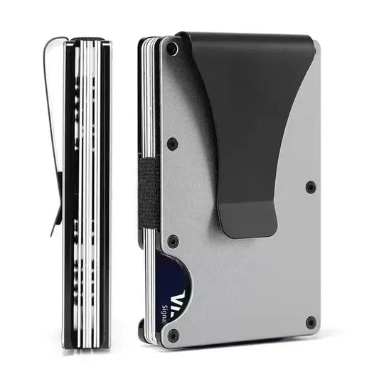 Minimalist Aluminum Metal Wallet