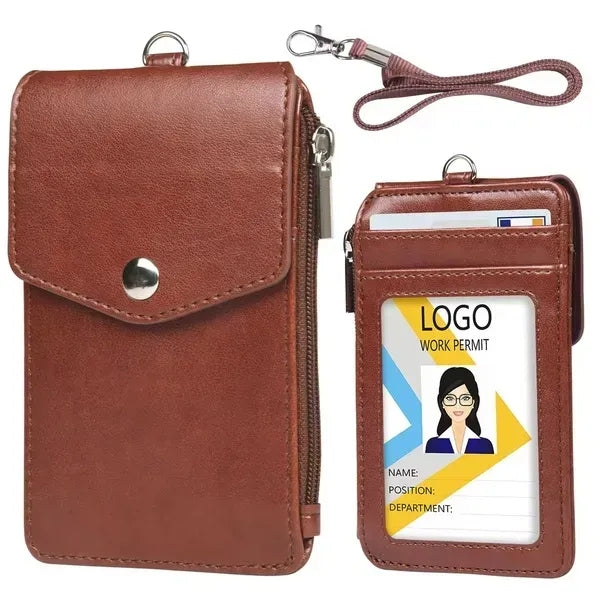 Neck Wallet set with Flap Top and Five Pockets