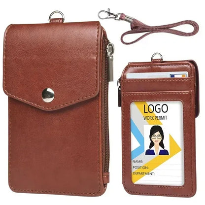 Neck Wallet set with Flap Top and Five Pockets
