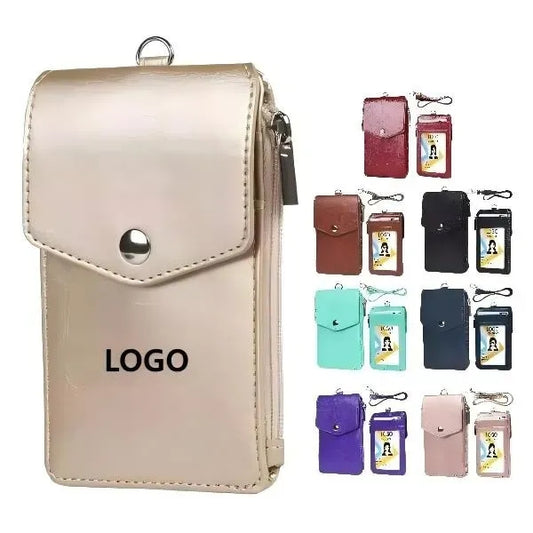 Neck Wallet set with Flap Top and Five Pockets