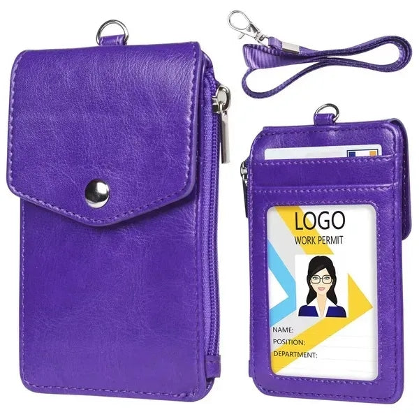 Neck Wallet set with Flap Top and Five Pockets