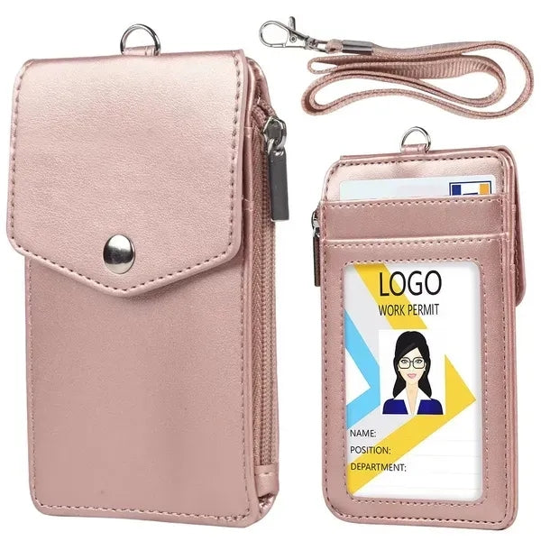 Neck Wallet set with Flap Top and Five Pockets