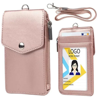 Neck Wallet set with Flap Top and Five Pockets