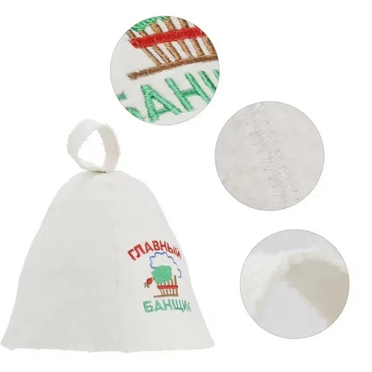 Felt Sauna Hat