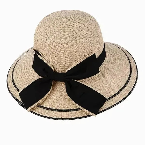Wide Brim Straw Beach Sun Hat