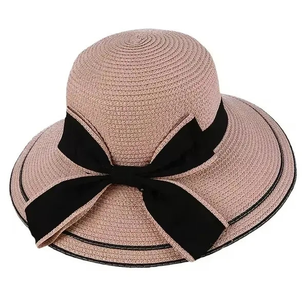 Wide Brim Straw Beach Sun Hat
