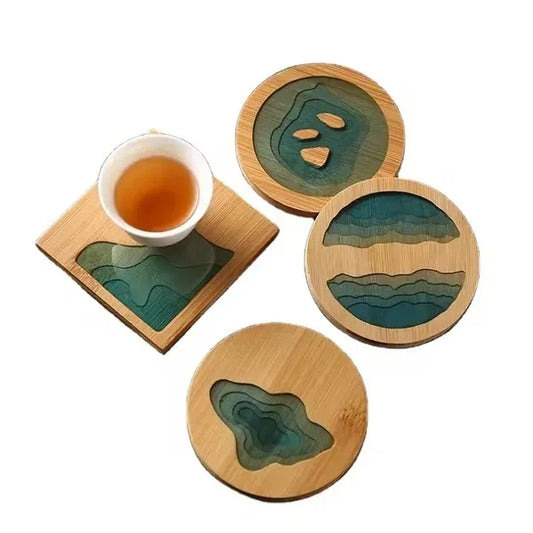 Bamboo Coaster with Resin