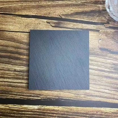 Black Slate Stone Coasters