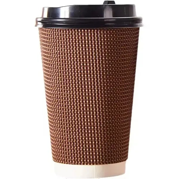12oz Double Wall Paper Cup With Lids