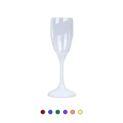 LED Wine Champagne Flute Glasses 4oz